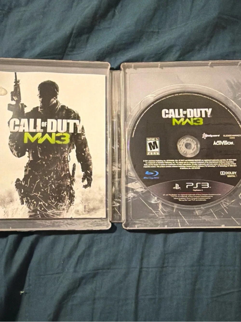 SONY PlayStation 3 PS3 Call of Duty Modern Warfare 3 Hardened Edition Steelbook